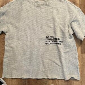 Pantone Colour Range Waffle Knit Graphic – Beige Textured Tee (Unisex)